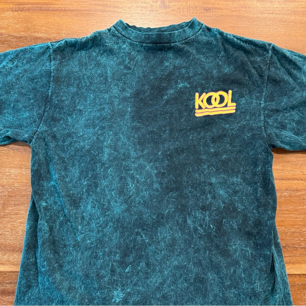 Vintage 90s Kool Cigarettes Acid Wash Tie Dye Tshirt Size XL made in the USA - Picture 4 of 8